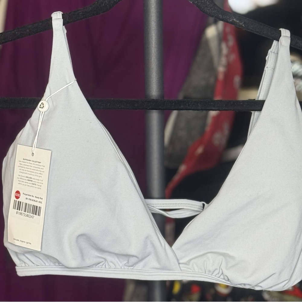 Buffnunny Collection - Plunge  Buttler Bra in Moody blue